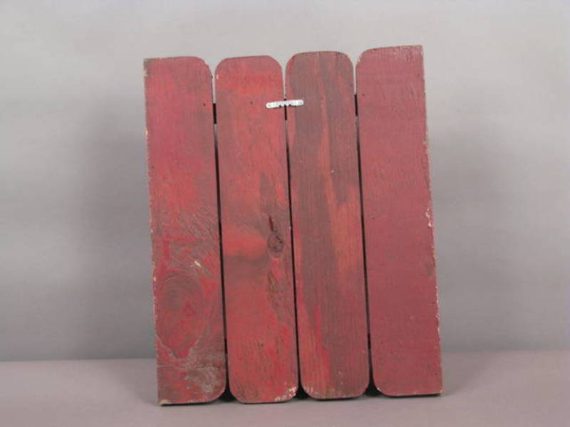 Small Red Shelf