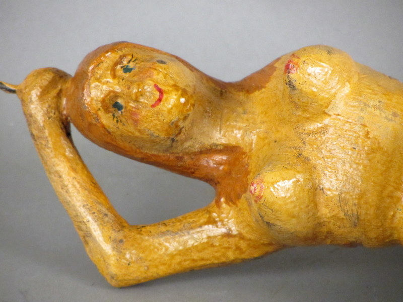 Mermaid Carved Folk Decoy