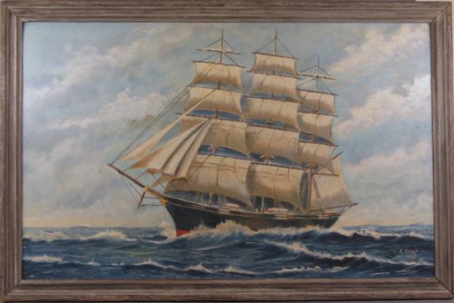 Large Ship Painting