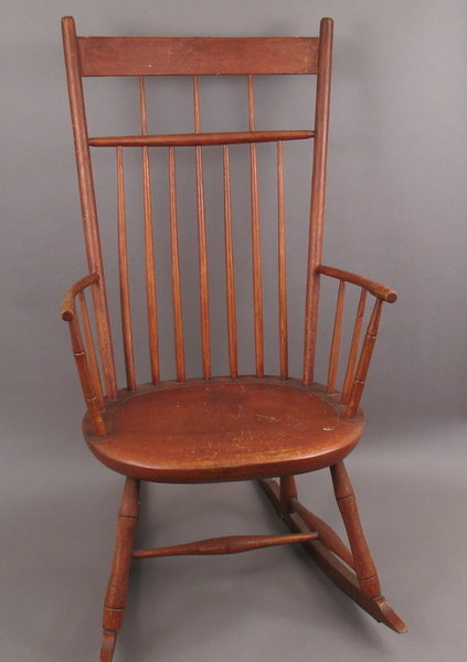 19thc. Birdcage Windsor Arm Chair