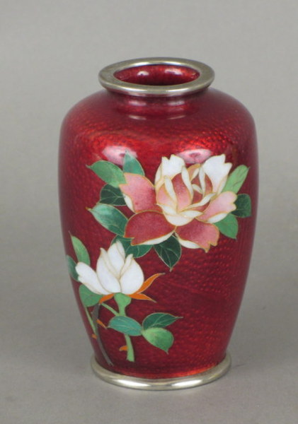 Japanese Ginbari Vases