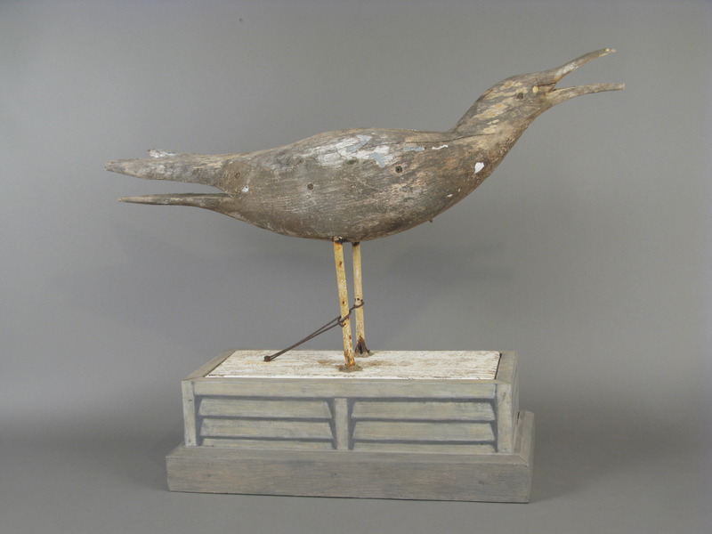 19thc. Weathered Life Sized Seagull