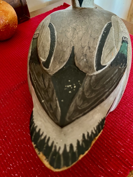 Painted Wood Duck Decoy
