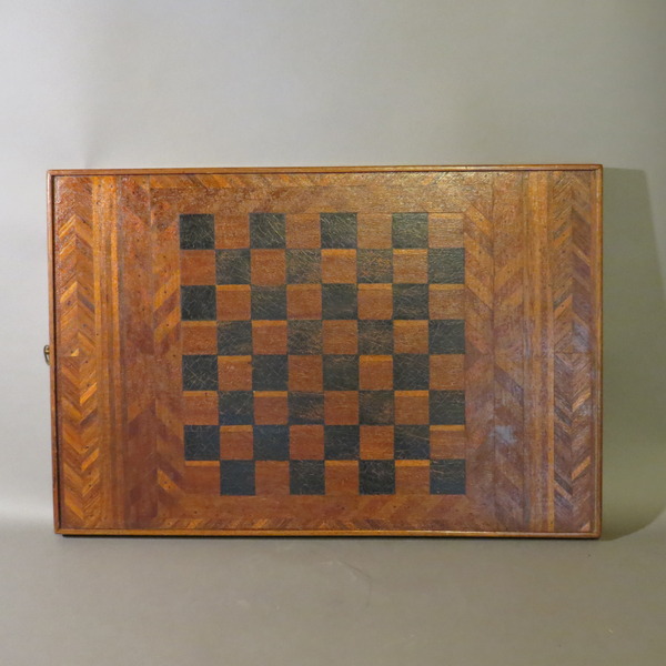 Inlaid and Painted Checkerboard