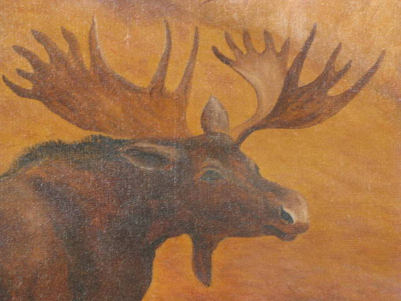 Moose Painting