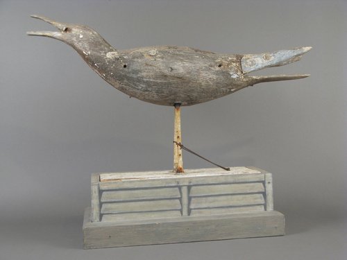 19thc. Weathered Life Sized Seagull