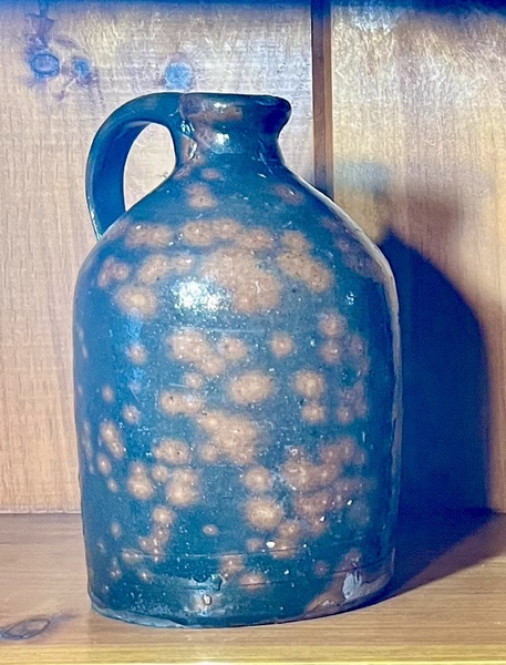 Spotted Redware Jug