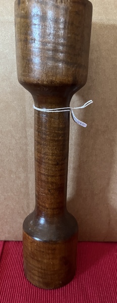 19thc. Tiger Maple Double Masher