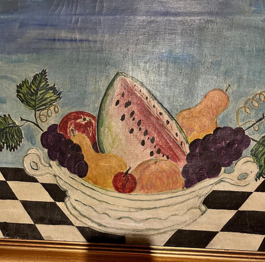 Painting of Bowl Fruit