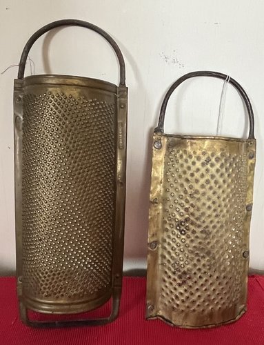 Antique Brass Graters