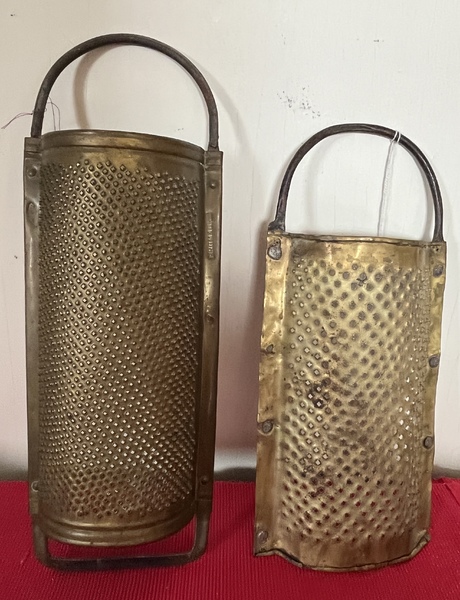 Antique Brass Graters