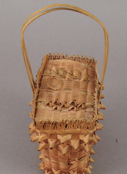 Miniature Micmac Indian Basket