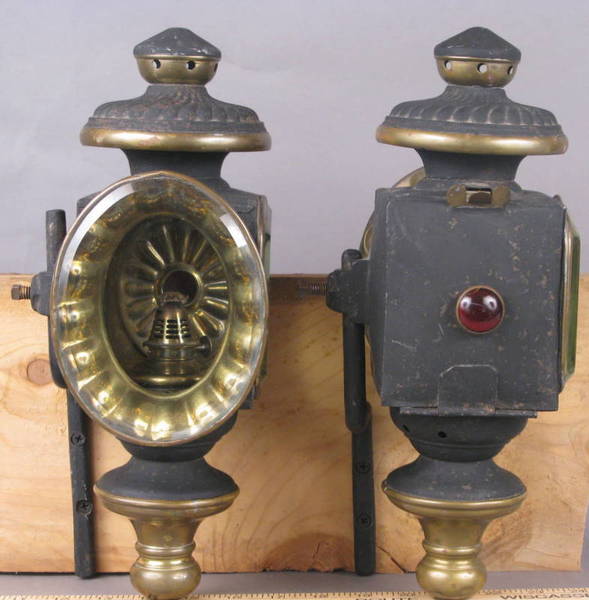 Pair of Early Carriage Lanterns