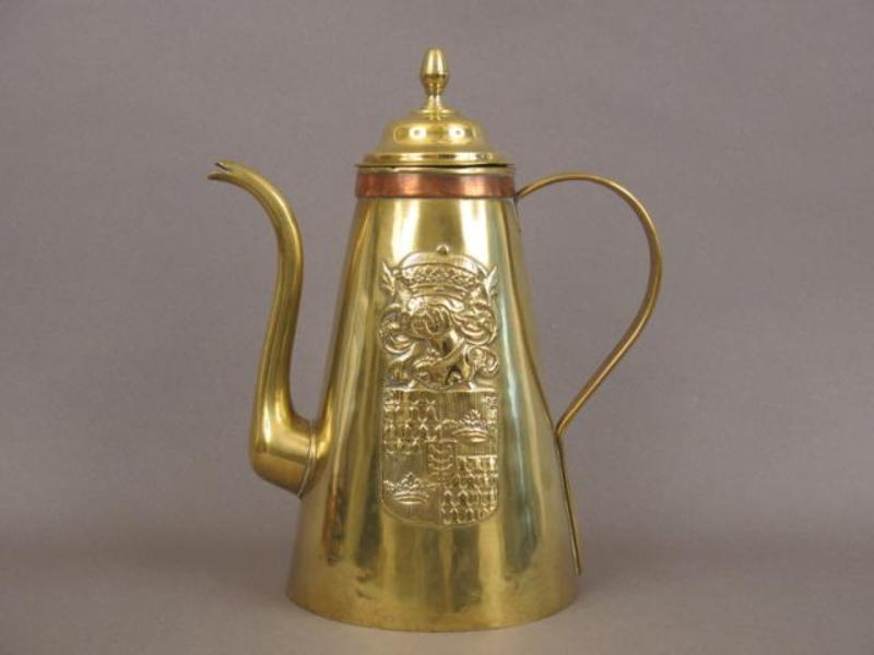 English Brass & Copper Lighthouse Pot