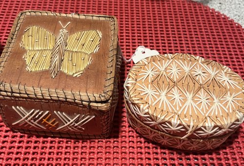 Indian Quill Boxes