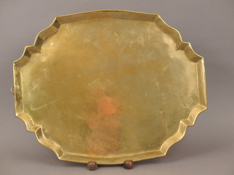 19thc. Chippendale Brass Tray