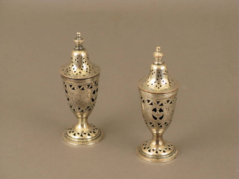 Sheffield Silver Salt and Pepper