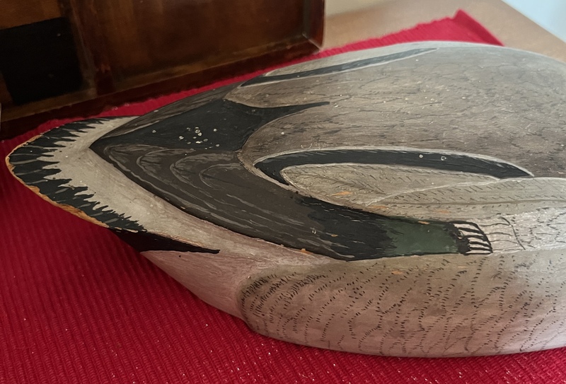 Painted Wood Duck Decoy
