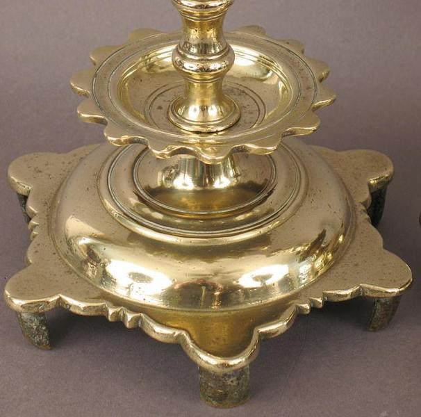 Pr. 18thc. Jewish Candlesticks