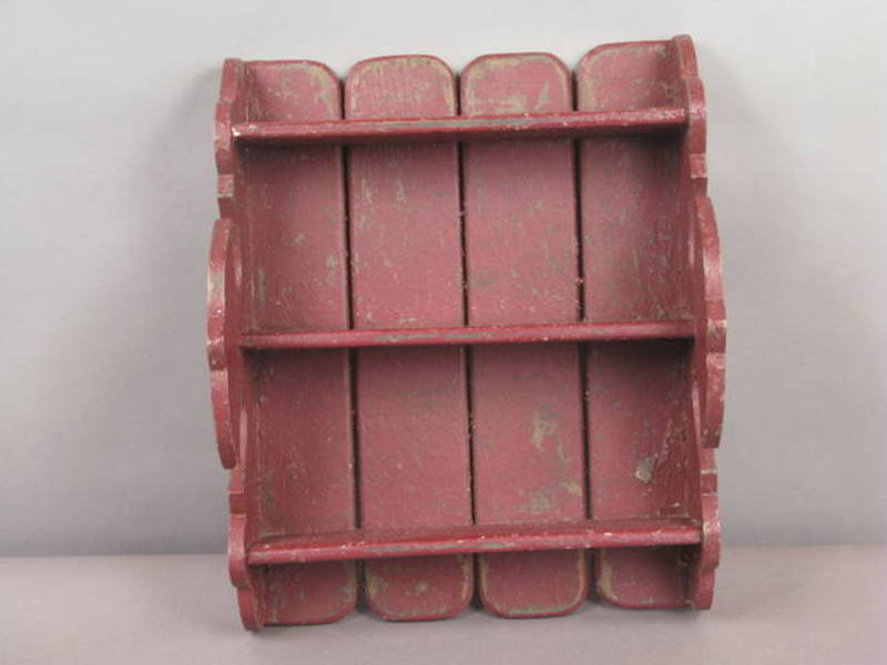 Small Red Shelf
