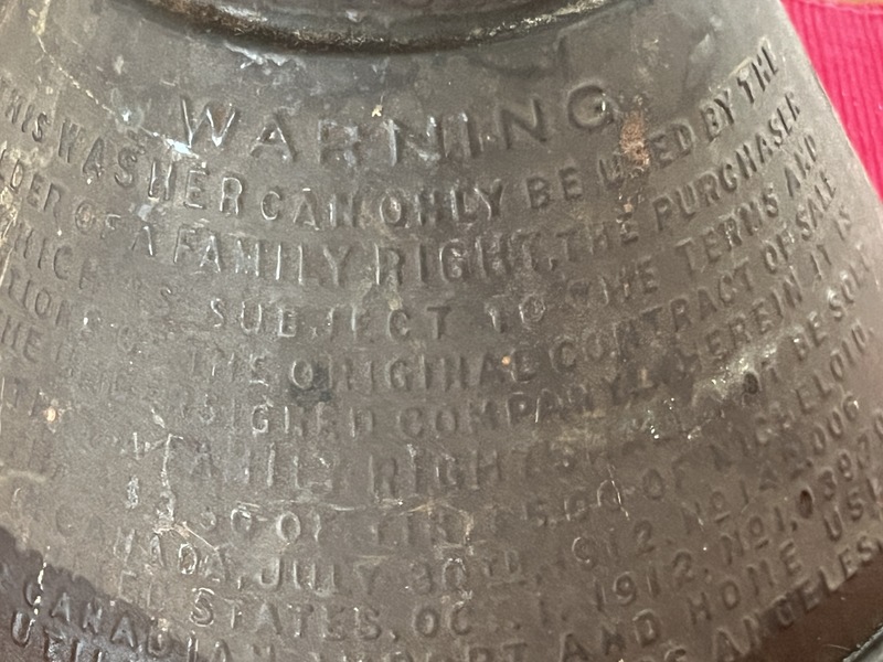 Tin Washing Plunger