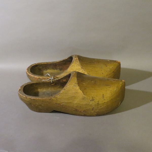 Pair Wooden Shoes
