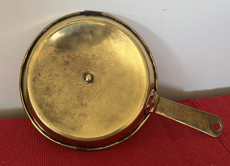 18thc. Lg. Pan Chamberstick