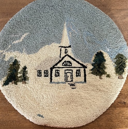Hooked Mat w/ Scene
