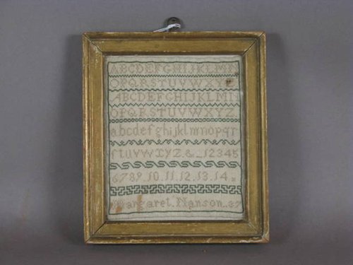 19thc. Alphabet Sampler