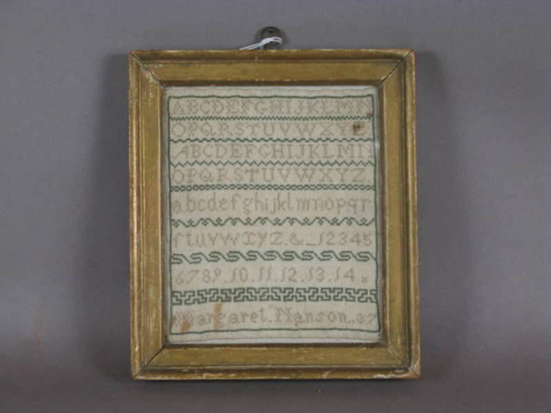 19thc. Alphabet Sampler