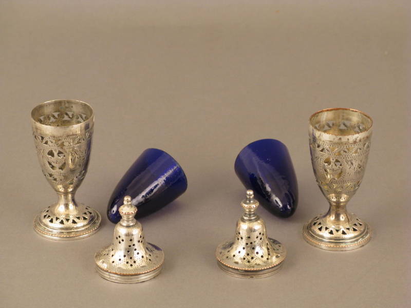 Sheffield Silver Salt and Pepper