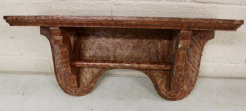 Grain Painted Shelf