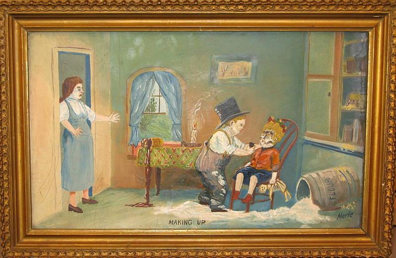 Painting "Making Up"