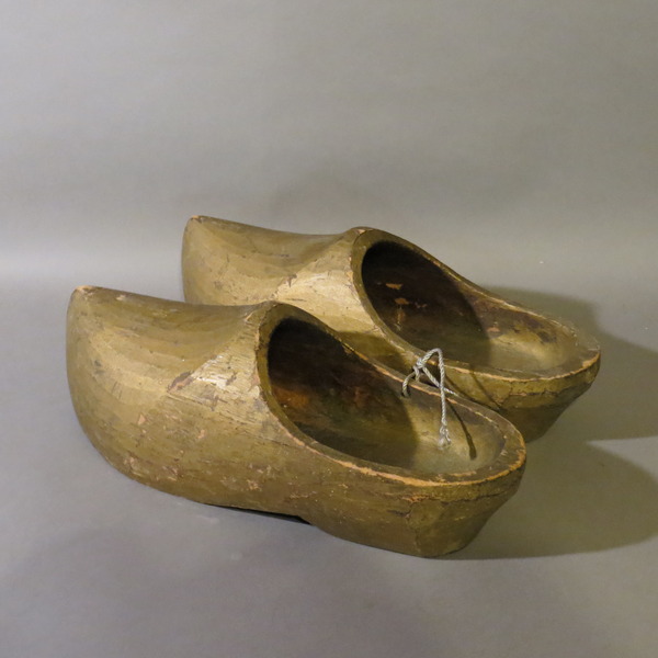 Pair Wooden Shoes
