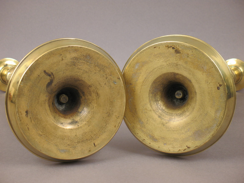 19thc. Pair Tavern Candlesticks