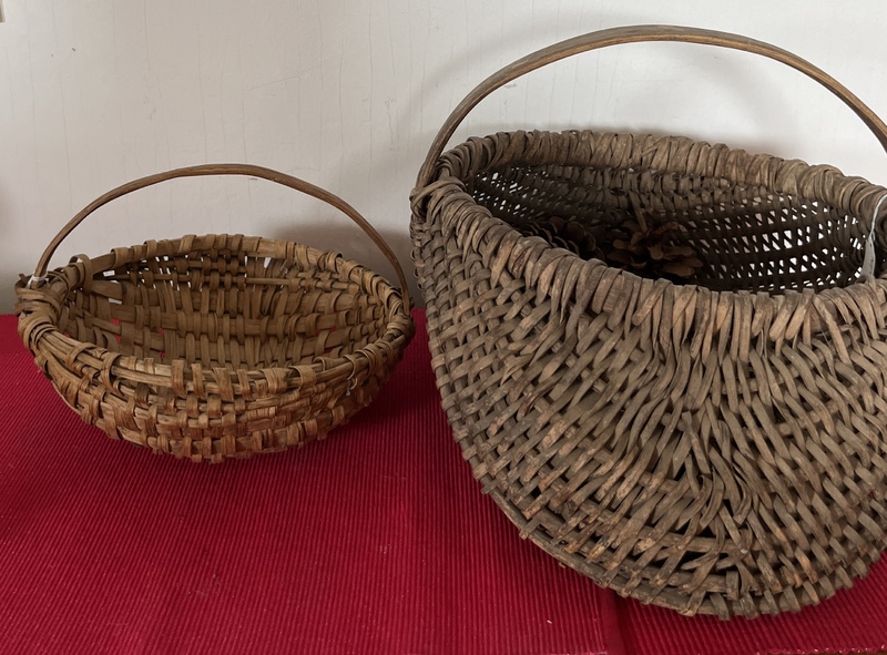 2 Heavy Splint Baskets
