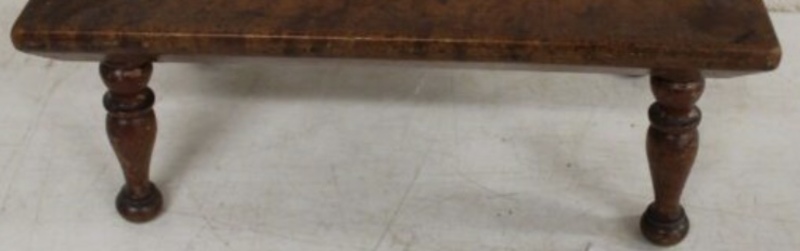 Figured Maple Foot Stool