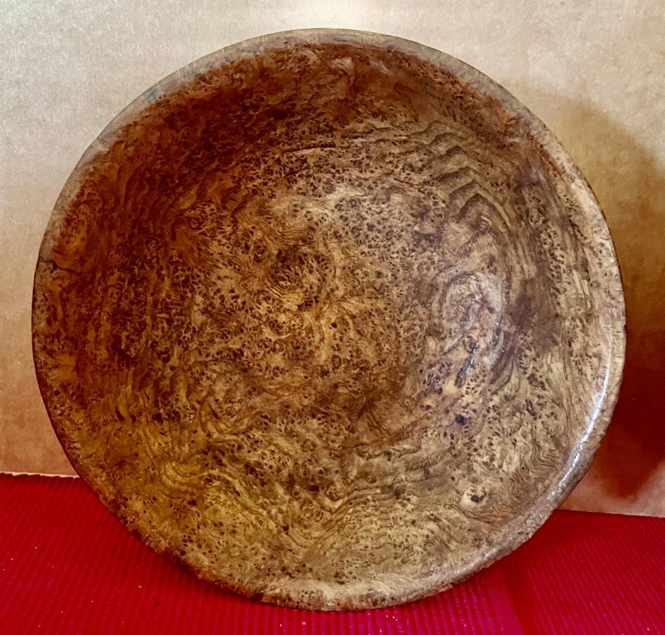 Ash Burl Bowl 7”-7.25 x 2.5” t.