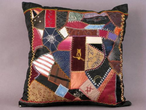 Crazy Quilt Pillow