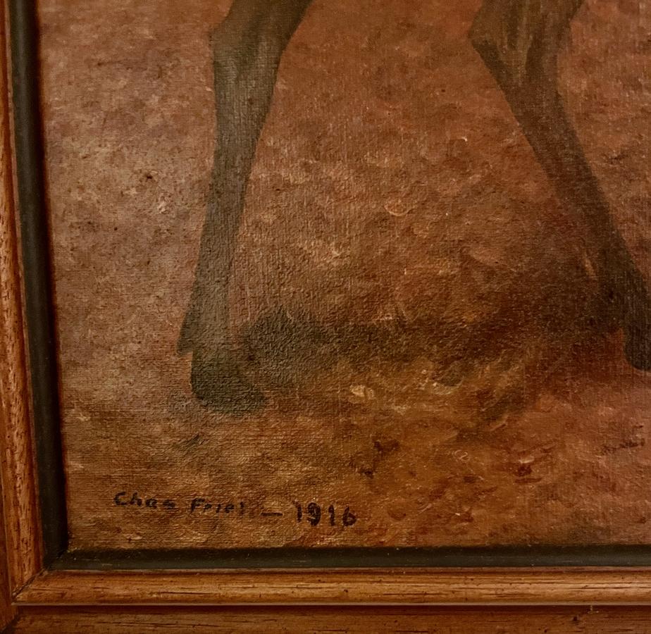 Bull Moose on Canvas