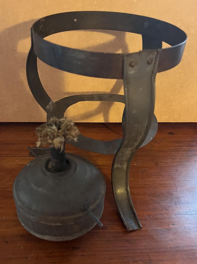Ships Tin Oil Lamp