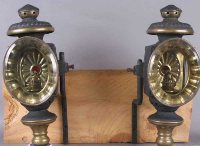 Pair of Early Carriage Lanterns