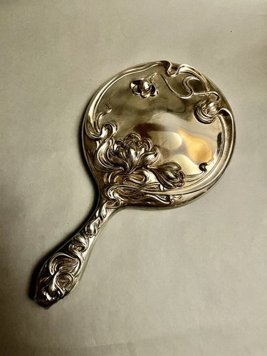 Art Nouveau Hand Mirror