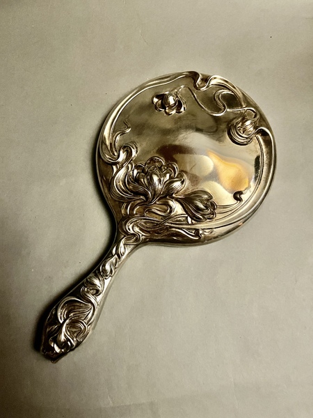 Art Nouveau Hand Mirror