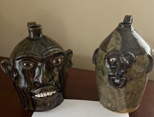 NC Pottery Face Jugs