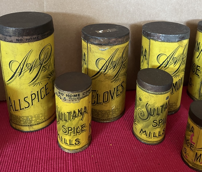 1890’s Mustard Spice Tins