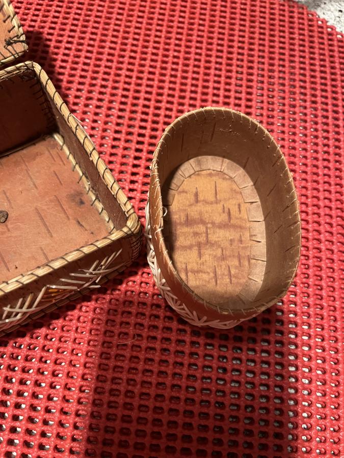 Indian Quill Boxes