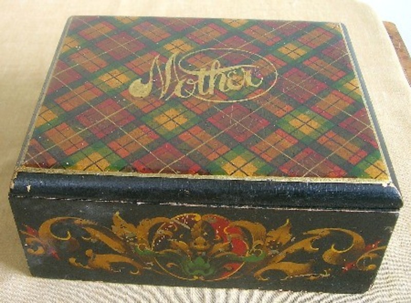 19thc. Tartan Plaid Box