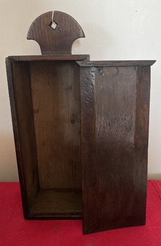 Sliding Oak Candle Box