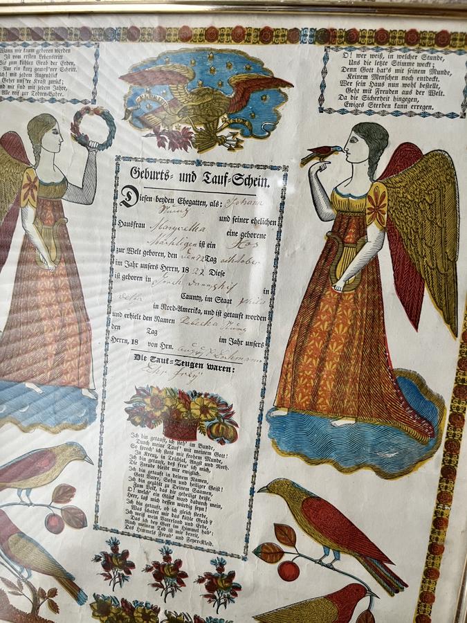1822 PA Fraktur